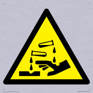 W023 Warning: Corrosive substance